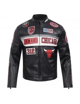 Chicago Bulls Men's Moto Jacket