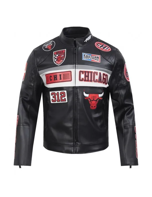 Chicago Bulls Men's Moto Jacket