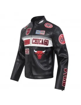 Chicago Bulls Men's Moto Jacket
