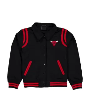 Chicago Bulls Sport Night Teddy Varsity Jacket