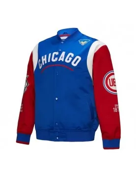 Chicago Cubs Cooperstown Team Origins Satin Jacket