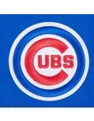 Chicago Cubs Game Day Classics Royal Varsity Wool/Leather Jacket