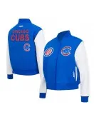 Chicago Cubs Game Day Classics Royal Varsity Wool/Leather Jacket