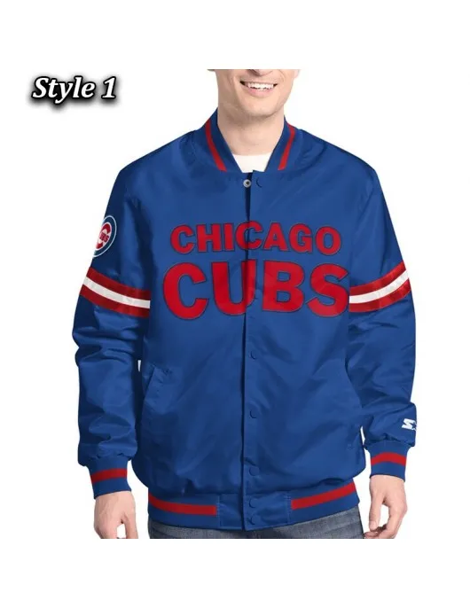 Chicago Cubs Scout Varsity Satin Jacket