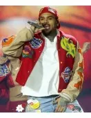 Chris Brown Breezy Bowl 2025 Varsity Jacket 20th Anniversary Chris Brown Breezy Bowl 2025 Varsity Jacket 20th Anniversary
