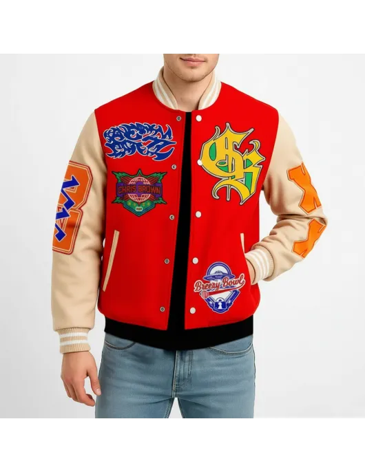 Chris Brown Breezy Bowl 2025 Varsity Jacket 20th Anniversary