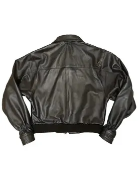 Clints Black Leather Jacket