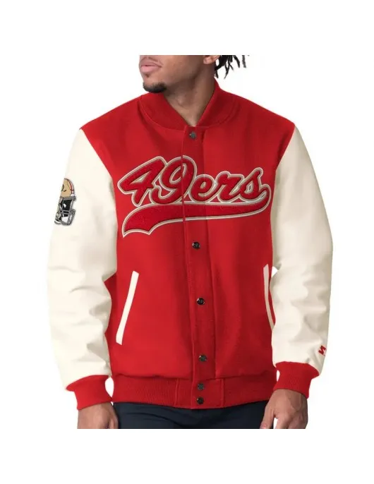 Complete Game San Francisco 49ers Varsity Jacket Complete Game San Francisco 49ers Varsity Jacket