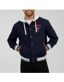 Cotton Hooded Navy Houston Texans Jacket