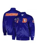 Denver Broncos Exclusive Royal Varsity Satin Jacket Denver Broncos Exclusive Royal Varsity Satin Jacket