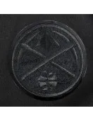 Denver Nuggets Triple Black Varsity Wool and Leather Jacket