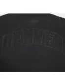 Denver Nuggets Triple Black Varsity Wool and Leather Jacket