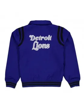 Detroit Lions Sport Night Teddy Varsity Jacket