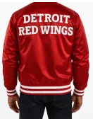 Detroit Red Wings The Captain Red Satin Jacket