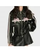 Diddi Moda Bow Leather Jacket Diddi Moda Bow Leather Jacket