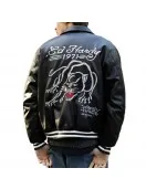 Ed Hardy 1971 Leather Jacket