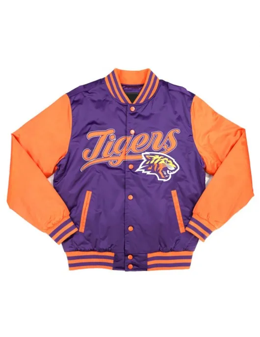 Edward Waters Tigers Purple and Orange Jacket