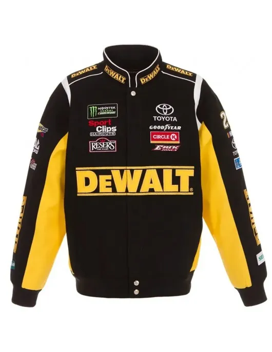 Erik Jones Dewalt Nascar Cotton Jacket Erik Jones Dewalt Nascar Cotton Jacket