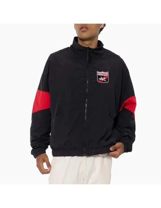 Essendon Bombers Black Intercept Track Jacket