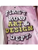 First Row Art & Design Dept Lavender Varsity Jacket