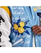 First Row Road Fortune University Blue Varsity Jacket First Row Road Fortune University Blue Varsity Jacket
