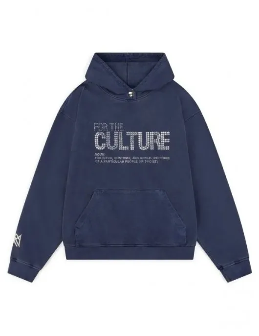 For The Culture Navy Blue Hoodie