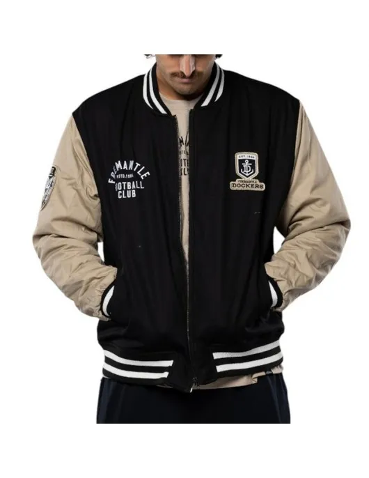 Fremantle Dockers Lock Up Varsity Cotton Jacket