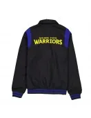 Golden State Warriors Sport Night Teddy Varsity Jacket