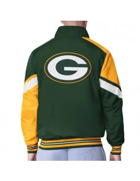 Green Bay Packers Strong Arm Green Full-Zip Jacket