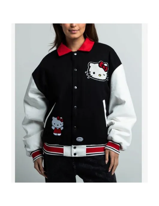 Hello Kitty Dumbgood Varsity Jacket