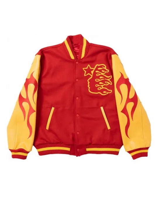 Hellstar Records Werewolf Varsity Jacket Hellstar Records Werewolf Varsity Jacket