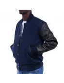 High Royal Wool Body & Black Leather Sleeves