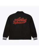 Houston Astros Oversweep Black Varsity Wool Jacket