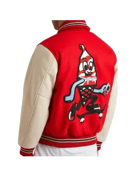 Icecream Team EU Skate Cone Red Wool Varsity Jacket