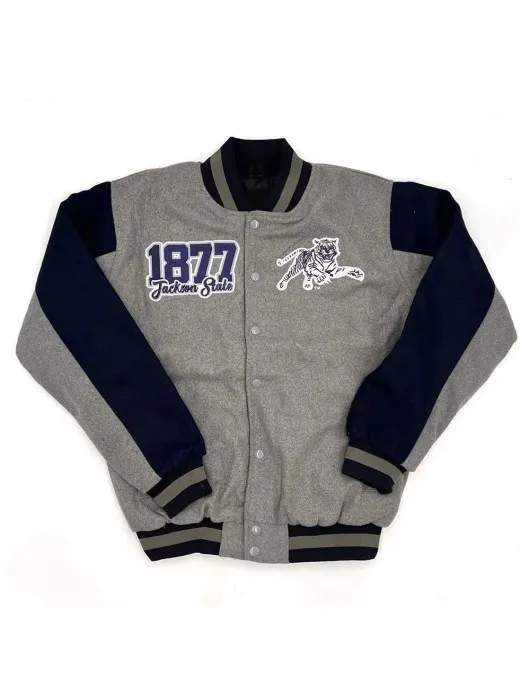 Jackson State Tigers Varsity Letterman Wool Jacket