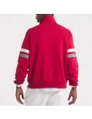 Kansas City Chiefs Red Striped Fleece Jacket