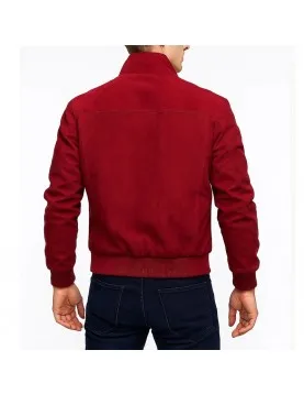 Keith Gordon Christine Arnie Bomber Red Cotton Jacket