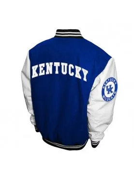 Kentucky Wildcats Graduate Royal and White Varsity Jacket