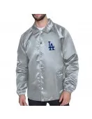 LA Dodgers Retro Logo Coaches Jacket