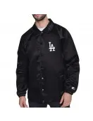 LA Dodgers Retro Logo Coaches Jacket