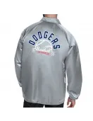 LA Dodgers Retro Logo Coaches Jacket