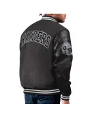 Las Vegas Raiders First Rounder Black Varsity Jacket
