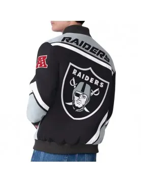 Las Vegas Raiders Maximum Racing Black Jacket