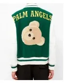 Letterman Men’s Palm Angels Teddy Bear Jacket Letterman Men’s Palm Angels Teddy Bear Jacket