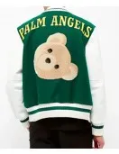 Letterman Men’s Palm Angels Teddy Bear Jacket Letterman Men’s Palm Angels Teddy Bear Jacket