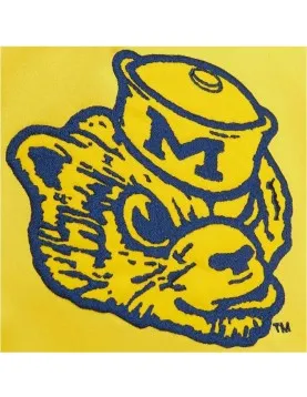 Letterman University Of Michigan Heavyweight Yellow Jacket