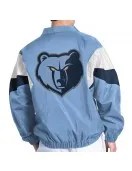 Light Blue Full-Zip Memphis Grizzlies Yard Line Jacket
