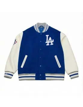 Los Angeles Dodgers M&amp;N Royal Off Day Varsity Jacket