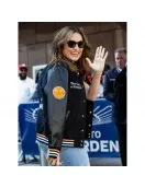 Mariska Hargitay New York Knicks Nowhere Varsity Jacket