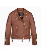Mary Fitzgerald Bonnet Selling Sunset Leather Jacket